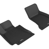 All-Weather Custom-Fit Floor Mats for Mercedes-Benz E-Class Sedan (W213) 2019-2023 with Non-Slip Backing - Black - 1st Row