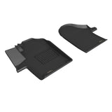 All-Weather Custom-Fit Floor Mats for Mercedes-Benz Metris 2015-2023 with Non-Slip Backing - Black - 1st Row