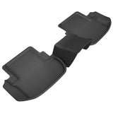 All-Weather Custom-Fit Floor Mats for Mercedes-Benz E-Class Coupe (C238) 2018-2023 with Non-Slip Backing - Black - 2nd Row