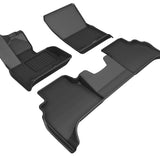 All-Weather Custom-Fit Floor Mats for Mercedes-Benz G-Class 2019-2024 with Non-Slip Backing - Black - 1st Row 2nd Row