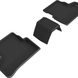 All-Weather Custom-Fit Floor Mats for Mercedes-Benz Gla-Class 2021-2025 with Non-Slip Backing - Black - 2nd Row