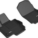 All-Weather Custom-Fit Floor Mats for Mercedes-Benz Gle-Class / Gls-Class 2021-2025 with Non-Slip Backing - Black - 1st Row