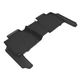 All-Weather Custom-Fit Floor Mats for Mercedes-Benz Gls-Class 2021-2025 with Non-Slip Backing - Black - 2nd Row