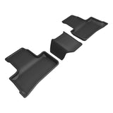 All-Weather Custom-Fit Floor Mats for Mercedes-Benz Glc (X254) 2023-2025 with Non-Slip Backing - Black - 2nd Row