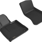 All-Weather Custom-Fit Floor Mats for Mercedes-Benz Glc (X254) 2023-2025 with Non-Slip Backing - Black - 1st Row