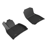 All-Weather Custom-Fit Floor Mats for Mercedes-Benz Eqe Suv / Eqs Suv 2023-2025 with Non-Slip Backing - Black - 1st Row