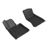 All-Weather Custom-Fit Floor Mats for Mercedes-Benz Glc Coupe 2023-2025 with Non-Slip Backing - Black - 1st Row