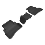 All-Weather Custom-Fit Floor Mats for Mercedes-Benz E-Class Sedan (W214) / All-Terrain (X214) 2024-2025 with Non-Slip Backing - Black - 2nd Row