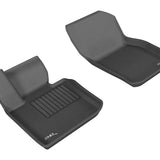 All-Weather Custom-Fit Floor Mats for Mini Cooper/ Convertible 2014-2024 with Non-Slip Backing - Black - 1st Row