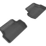 All-Weather Custom-Fit Floor Mats for Mini Cooper 2014-2024 with Non-Slip Backing - Black - 2nd Row