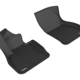 All-Weather Custom-Fit Floor Mats for Mini Clubman 2016-2024 with Non-Slip Backing - Black - 1st Row