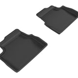 All-Weather Custom-Fit Floor Mats for Mini Hardtop 4-Door 2014-2024 with Non-Slip Backing - Black - 2nd Row