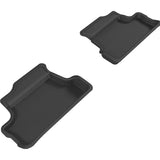 All-Weather Custom-Fit Floor Mats for Mini Convertible 2016-2024 with Non-Slip Backing - Black - 2nd Row