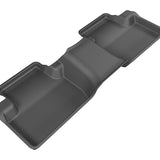 All-Weather Custom-Fit Floor Mats for Mitsubishi Outlander Sport 2011-2024 with Non-Slip Backing - Black - 2nd Row
