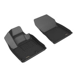All-Weather Custom-Fit Floor Mats for Mitsubishi Outlander 2022-2024 with Non-Slip Backing - Black - 2nd Row