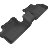All-Weather Custom-Fit Floor Mats for Mazda Mazda3 2010-2013 with Non-Slip Backing - Black - 2nd Row