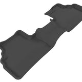 All-Weather Custom-Fit Floor Mats for Mazda Cx-7 2007-2012 with Non-Slip Backing - Black - 2nd Row