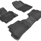 All-Weather Custom-Fit Floor Mats for Mazda Cx-5 2013-2016 with Non-Slip Backing - Black - 1st Row 2nd Row