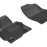 All-Weather Custom-Fit Floor Mats for Mazda Cx-5 2013-2016 with Non-Slip Backing - Black - 1st Row
