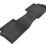 All-Weather Custom-Fit Floor Mats for Mazda Mazda3 2014-2018 with Non-Slip Backing - Black - 2nd Row