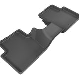 All-Weather Custom-Fit Floor Mats for Mazda Cx-3 2016-2021 with Non-Slip Backing - Black - 2nd Row