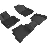 All-Weather Custom-Fit Floor Mats for Mazda Cx-5 2017-2025 with Non-Slip Backing - Black - 1st Row 2nd Row