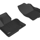 All-Weather Custom-Fit Floor Mats for Mazda Cx-5 2017-2025 with Non-Slip Backing - Black - 1st Row