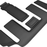 All-Weather Custom-Fit Floor Mats for Mazda Cx-9 2020-2023 with Non-Slip Backing - Black - 3rd Row