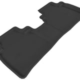 All-Weather Custom-Fit Floor Mats for Nissan Murano 2009-2014 with Non-Slip Backing - Black - 2nd Row