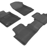 All-Weather Custom-Fit Floor Mats for Nissan Maxima 2009-2014 with Non-Slip Backing - Black - 1st Row 2nd Row