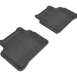 All-Weather Custom-Fit Floor Mats for Nissan Altima Sedan 2007-2012 with Non-Slip Backing - Black - 2nd Row