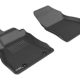 All-Weather Custom-Fit Floor Mats for Nissan Juke 2011-2018 with Non-Slip Backing - Black - 1st Row