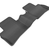 All-Weather Custom-Fit Floor Mats for Nissan Juke 2011-2018 with Non-Slip Backing - Black - 2nd Row