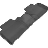 All-Weather Custom-Fit Floor Mats for Nissan Rogue 2014-2020 with Non-Slip Backing - Black - 2nd Row