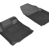 All-Weather Custom-Fit Floor Mats for Nissan Altima Sedan 2013-2015 with Non-Slip Backing - Black - 1st Row
