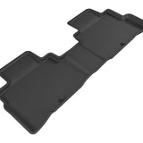 All-Weather Custom-Fit Floor Mats for Nissan Murano 2015-2018 with Non-Slip Backing - Black - 2nd Row