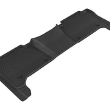 All-Weather Custom-Fit Floor Mats for Nissan Armada 2017-2018 with Non-Slip Backing - Black - 2nd Row
