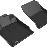 All-Weather Custom-Fit Floor Mats for Nissan Altima 2019-2025 with Non-Slip Backing - Black - 1st Row