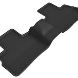 All-Weather Custom-Fit Floor Mats for Nissan Sentra 2020-2025 with Non-Slip Backing - Black - 2nd Row