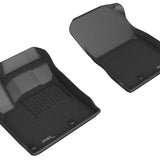 All-Weather Custom-Fit Floor Mats for Nissan Rogue 2021-2022 with Non-Slip Backing - Black - 1st Row