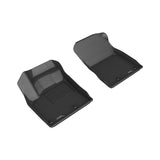 All-Weather Custom-Fit Floor Mats for Nissan Rogue 2023-2025 with Non-Slip Backing - Black - 1st Row