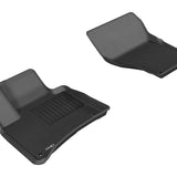 All-Weather Custom-Fit Floor Mats for Porsche/ Volkswagen Cayenne/ Touareg 2011-2018 with Non-Slip Backing - Black - 1st Row