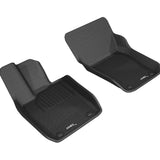 All-Weather Custom-Fit Floor Mats for Porsche Panamera/ Panamera E-Hybrid 2017-2025 with Non-Slip Backing - Black - 1st Row