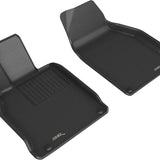 All-Weather Custom-Fit Floor Mats for Porsche 911 2021-2024 with Non-Slip Backing - Black - 1st Row