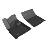 All-Weather Custom-Fit Floor Mats for Rivian  R1T 2025-2025 with Non-Slip Backing - Black - 1st Row