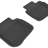 All-Weather Custom-Fit Floor Mats for Subaru Legacy/Outback 2010-2014 with Non-Slip Backing - Black - 2nd Row