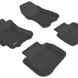 All-Weather Custom-Fit Floor Mats for Subaru Outback 2010-2014 with Non-Slip Backing - Black - 1st Row 2nd Row