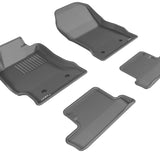 All-Weather Custom-Fit Floor Mats for Subaru Brz 2013-2020 with Non-Slip Backing - Black - 1st Row 2nd Row