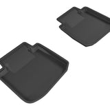 All-Weather Custom-Fit Floor Mats for Subaru Legacy/ Outback 2015-2019 with Non-Slip Backing - Black - 2nd Row