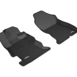 All-Weather Custom-Fit Floor Mats for Subaru Impreza / Crosstrek 2017-2023 with Non-Slip Backing - Black - 1st Row
